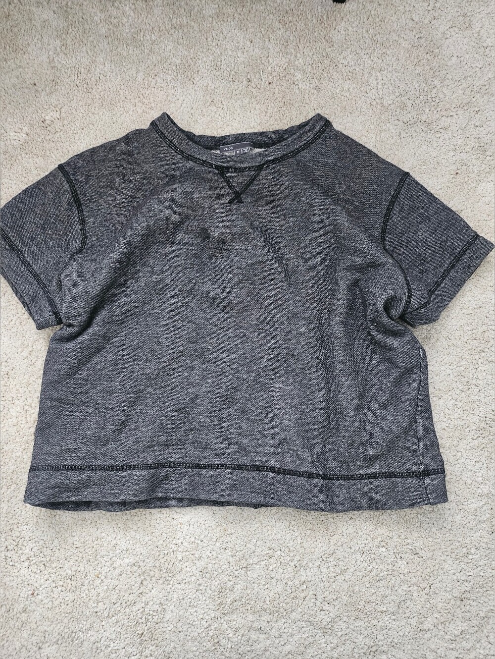 Vince Charcoal Heather Crewneck Sweatshirt